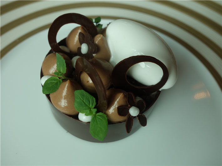 chocolate and mint